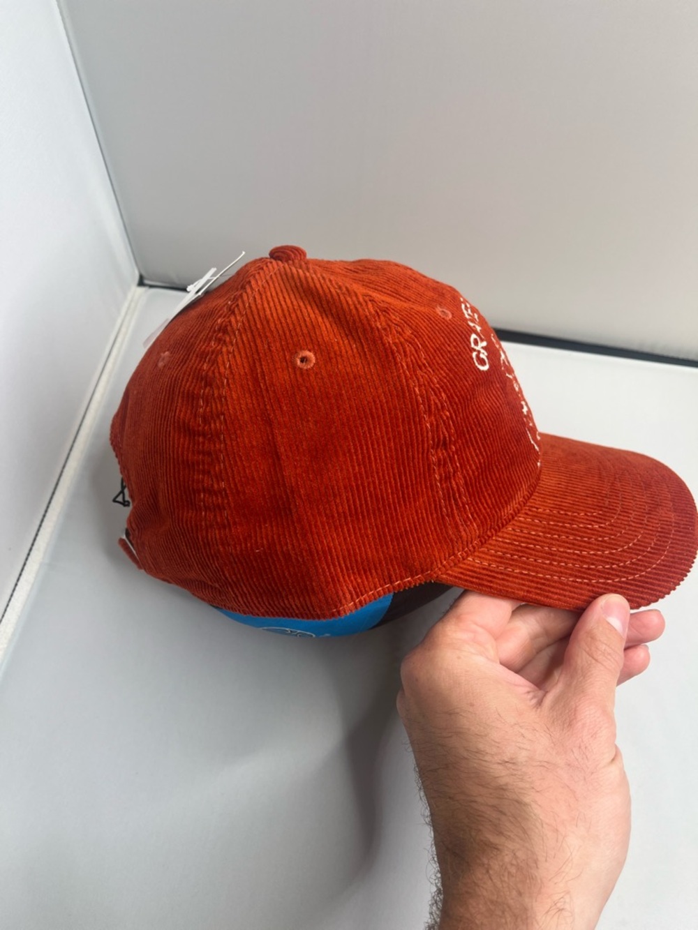 NWT New Grateful Dead Orange Corduroy Hat Baseball Cap OS Vintage Vtg 90s 00s - Picture 3 of 10